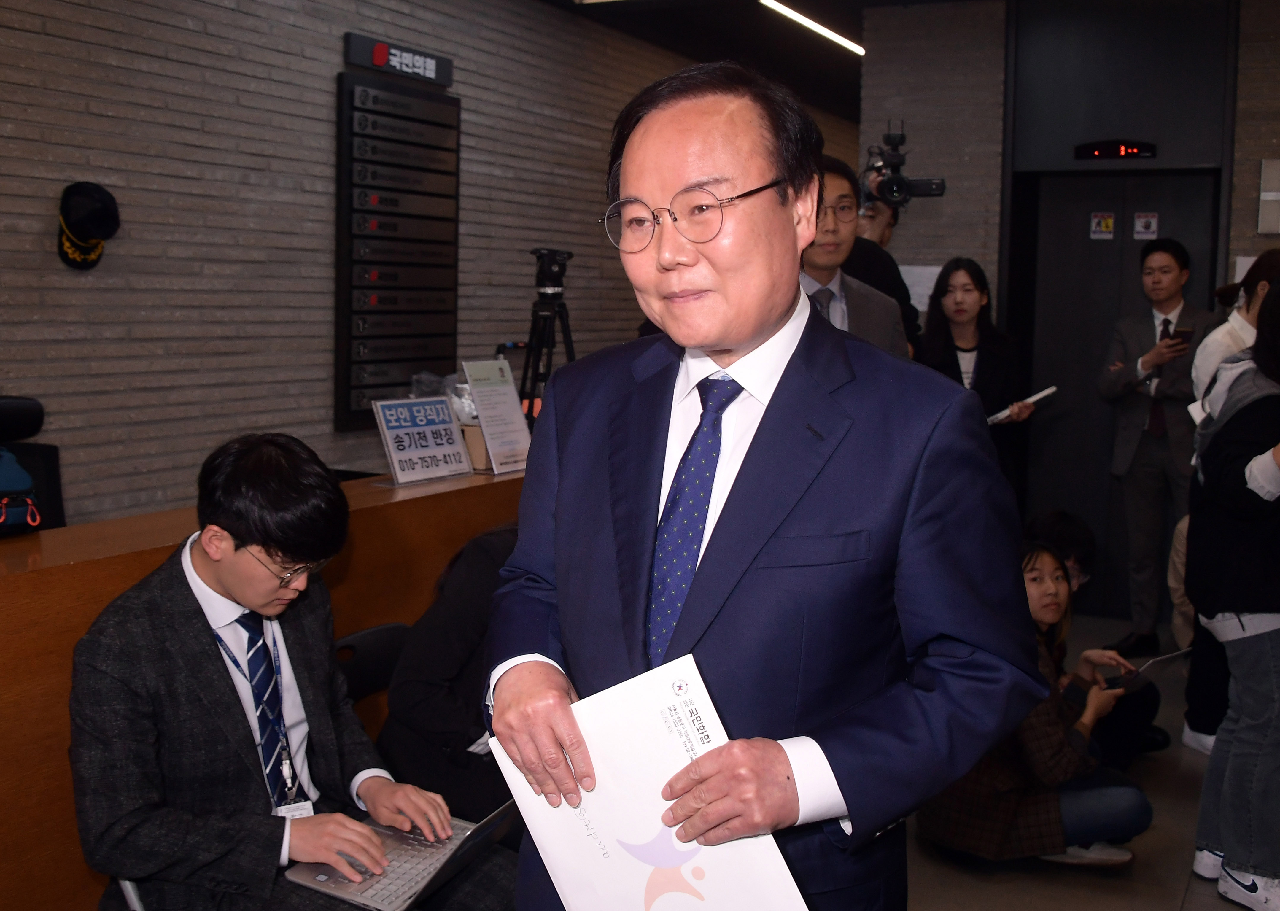 윤리위 소명 마친 김재원 최고위원