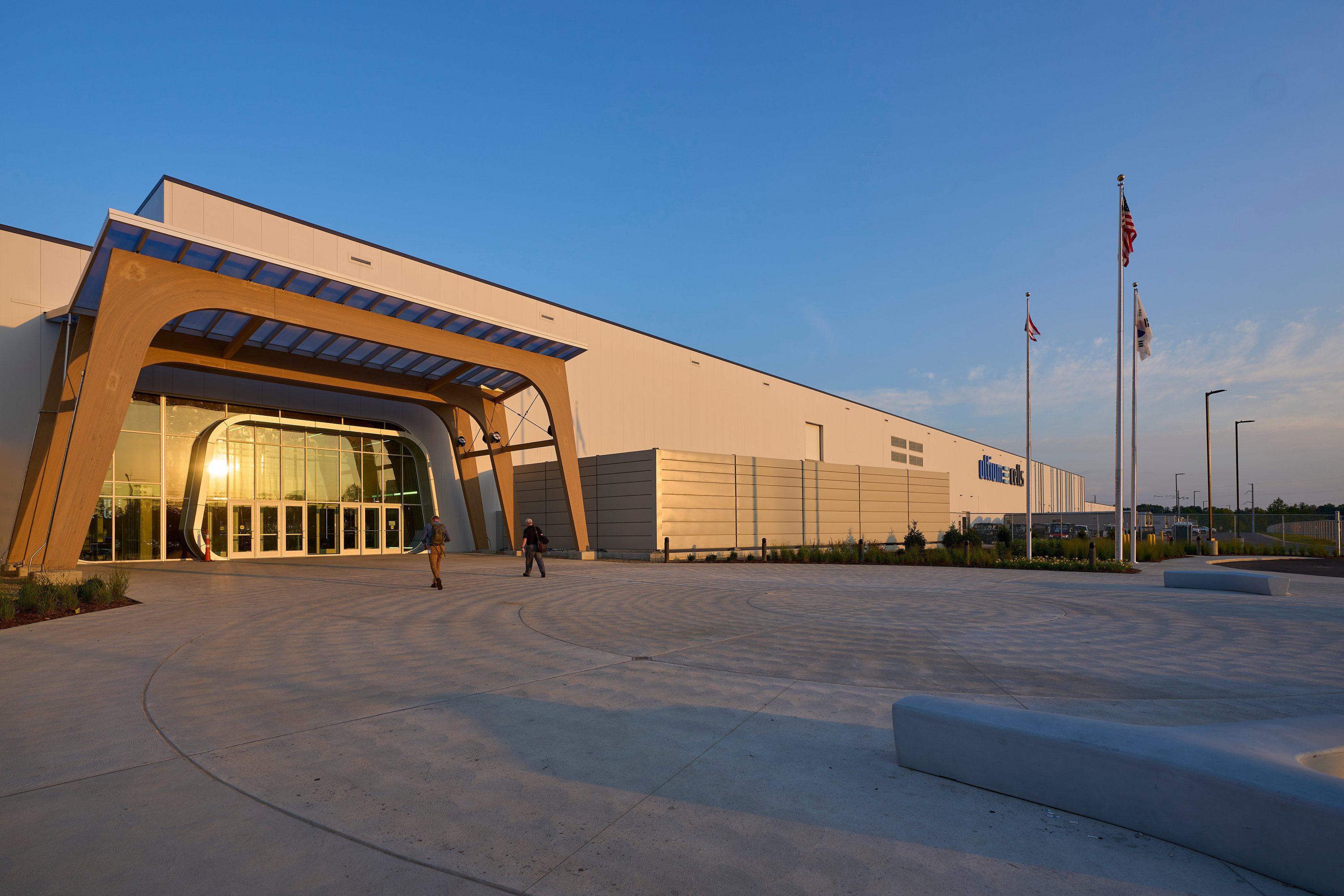 미국 오하이오주에 있는 LG에너지솔루션과 제너럴모터스(GM)의 첫 번째 합작공장 ‘얼티엄셀스 1공장’의 전경.