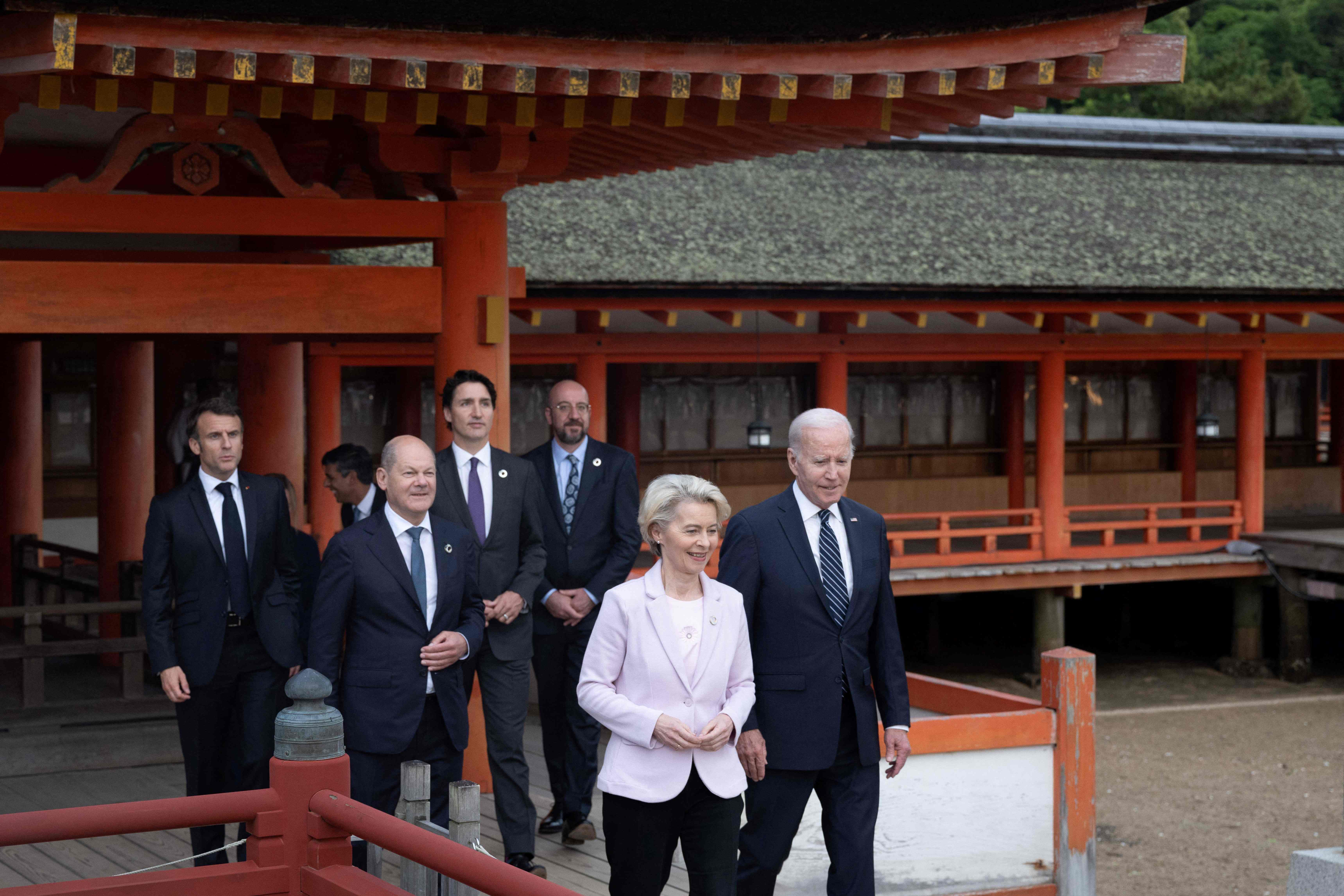 일본 히로시마에서 열린 주요7개국(G7) 정상회의. 2023.5.19 AFP 연합뉴스