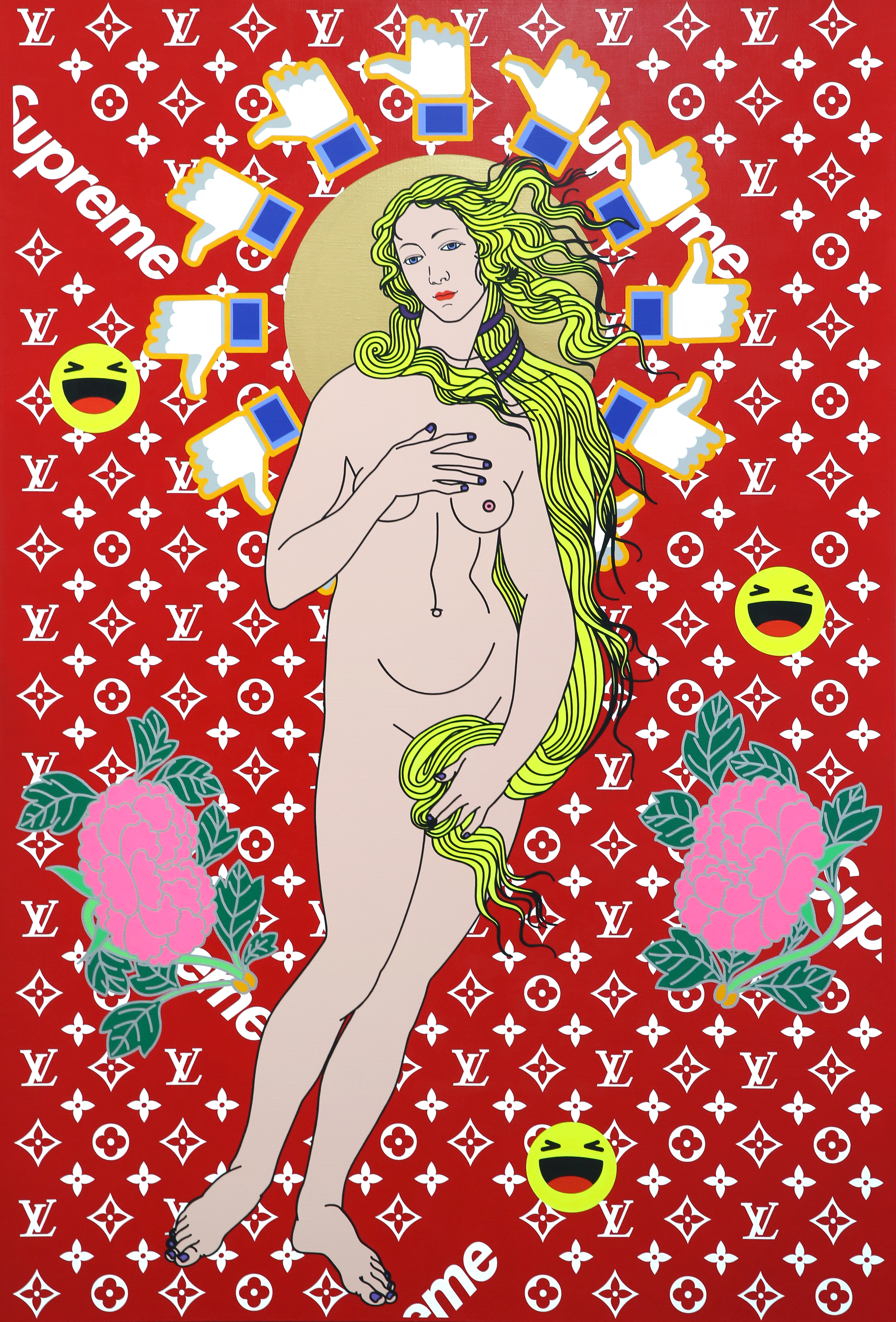 아트놈, Birth of Venus(2019), 캔버스에 아크릴릭, 193.9㎝×130.3㎝.