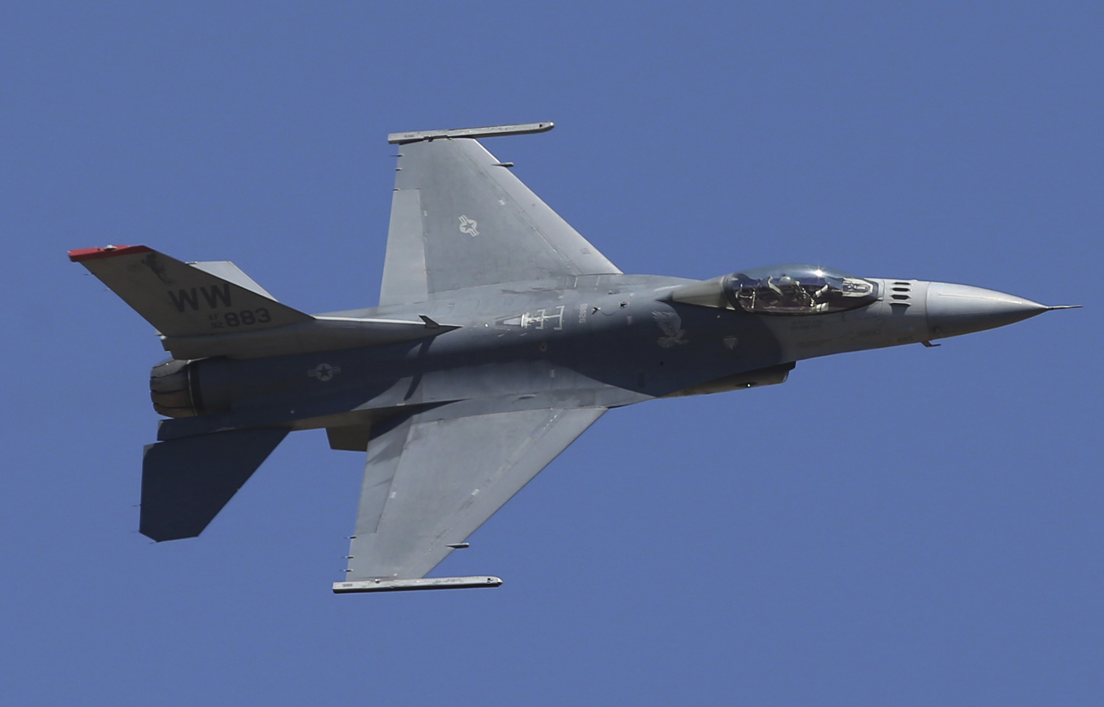 미 F-16 전투기. AP 연합뉴스 자료사진