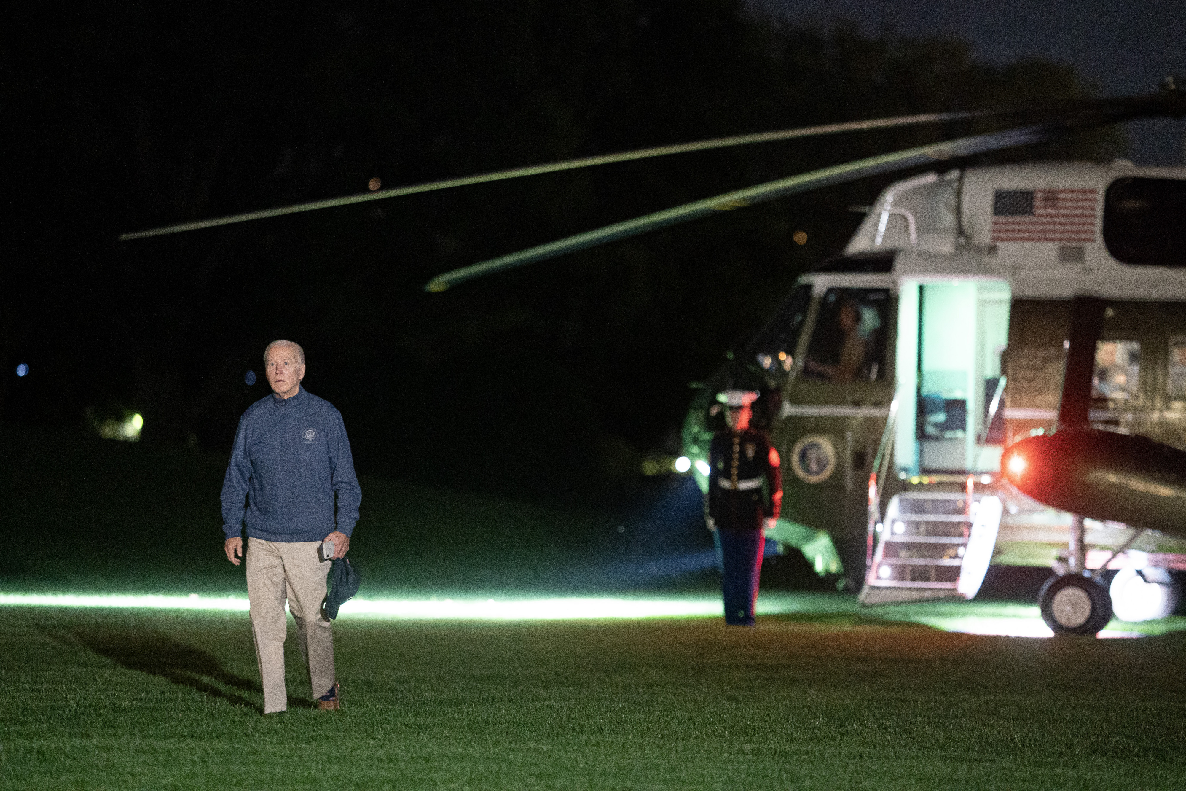 일본 히로시마에서 열린 주요 7개국(G7) 정상회의를 참석하고 21일(현지시간) 백악관에 돌아온 조 바이든 미국 대통령. UPI 연합뉴스