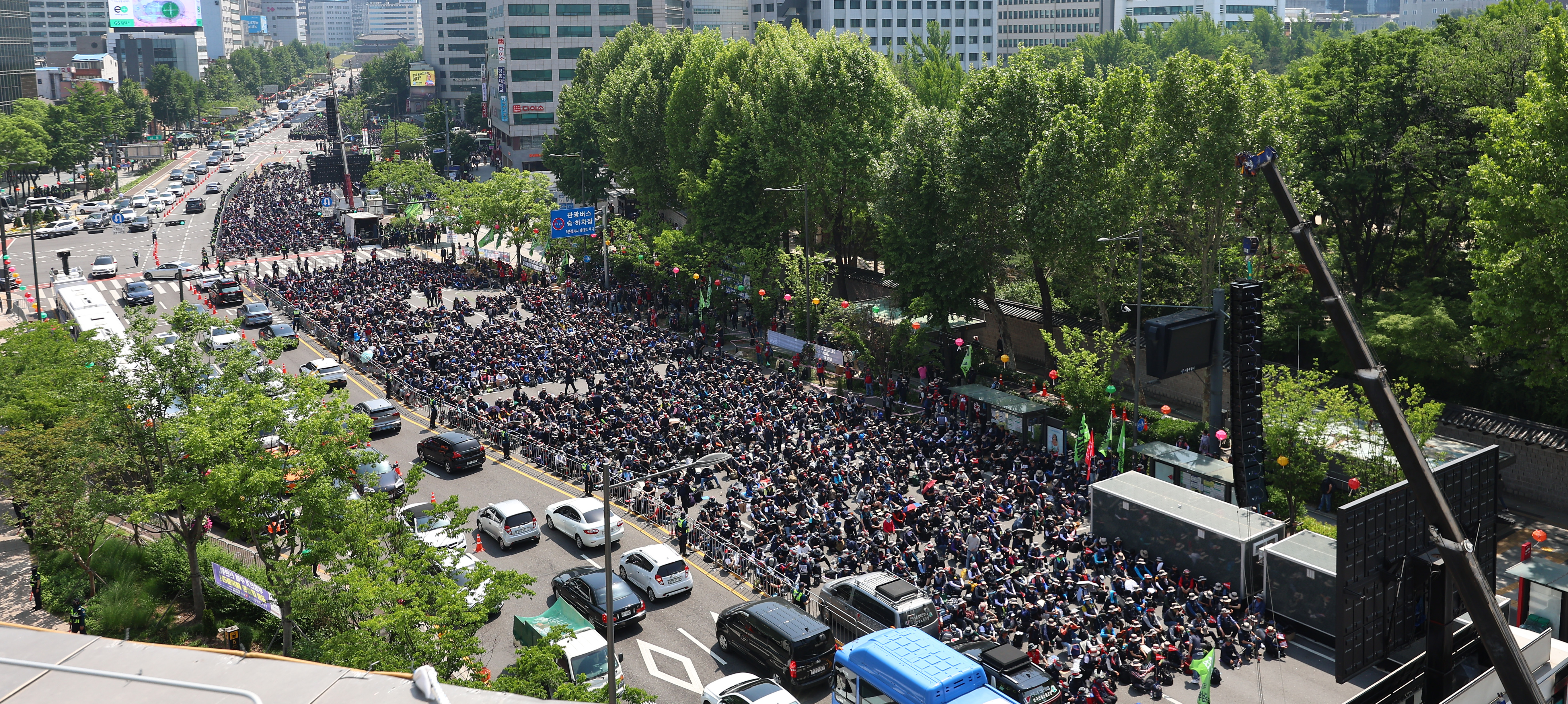 노조탄압 중단 촉구, 거리로 나온 건설노조