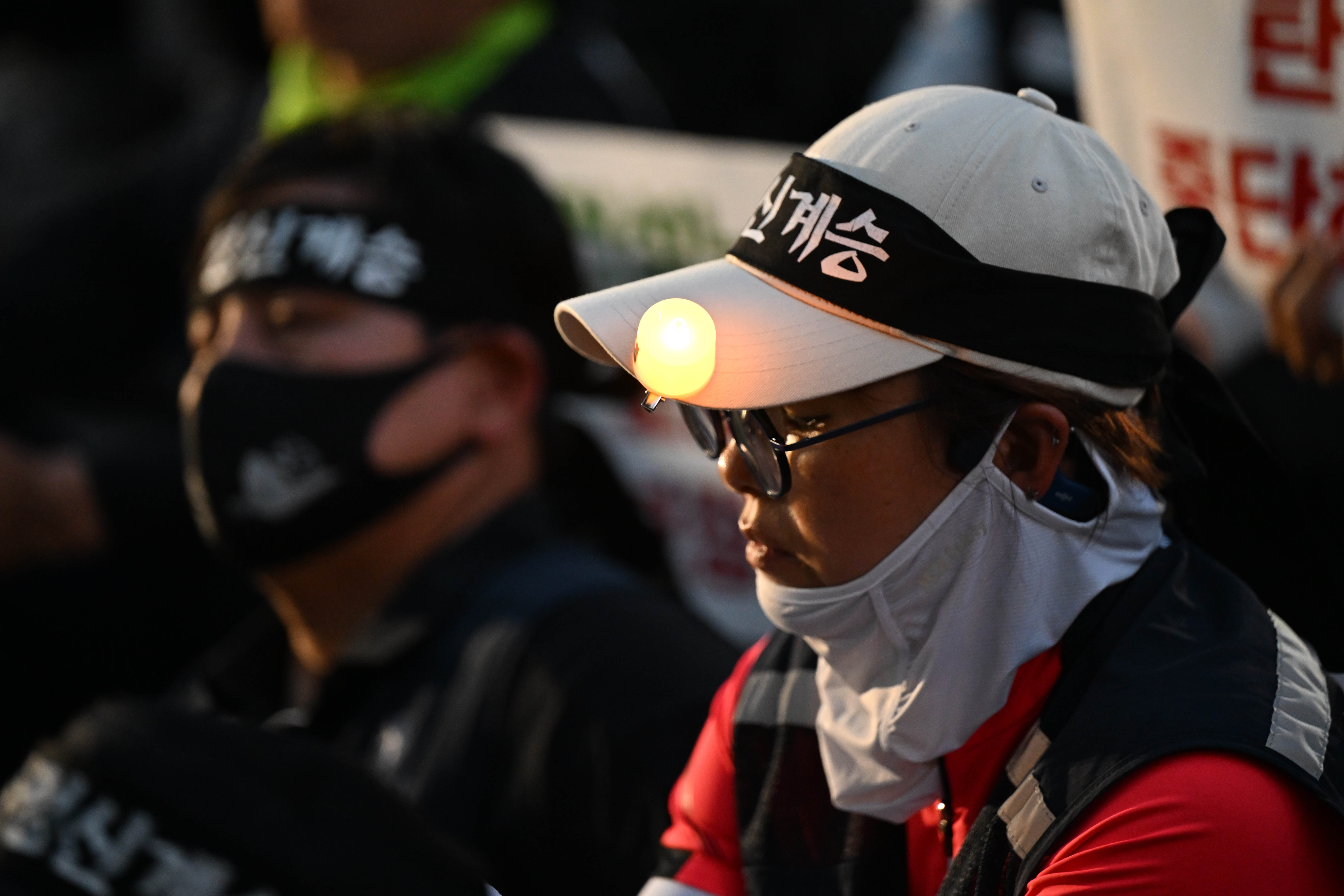 31일 서울 중구 파이낸스 빌딩 앞에서 고 양회동 민주노총 강원건설지부 3지대장 추모 문화제가 열리고 있다. 2023.5.31 홍윤기 기자