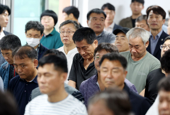 전남 화순탄광이 폐광한 30일 오전 전남 화순군 동면 대한석탄공사 화순광업소에서 종업식이 진행되고 있다. 2023.6.30 연합뉴스