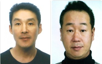 경찰이 신상공개한 백광석(왼쪽)과 김시남.