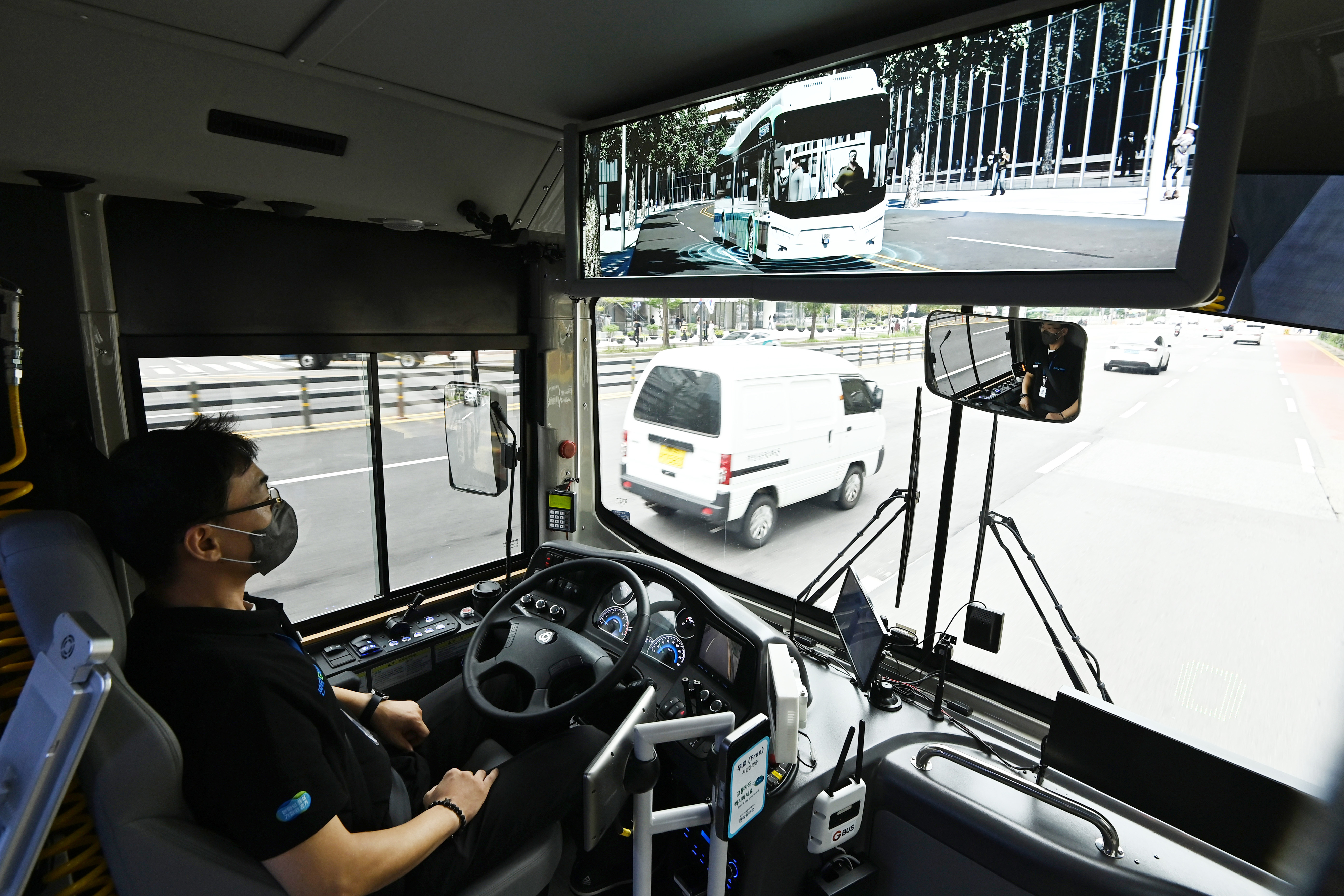 국내 첫 자율주행 대중교통서비스 ‘판다G버스’ 달린다
