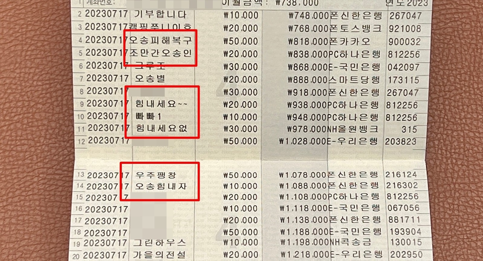 15일 지하차도 침수 참사로 24명의 사상자가 발생한 충북 청주시 오송읍에서 17일 유가족 및 이재민을 위한 모금운동이 시작됐다. 네이버 카페 ‘오송국제도시’