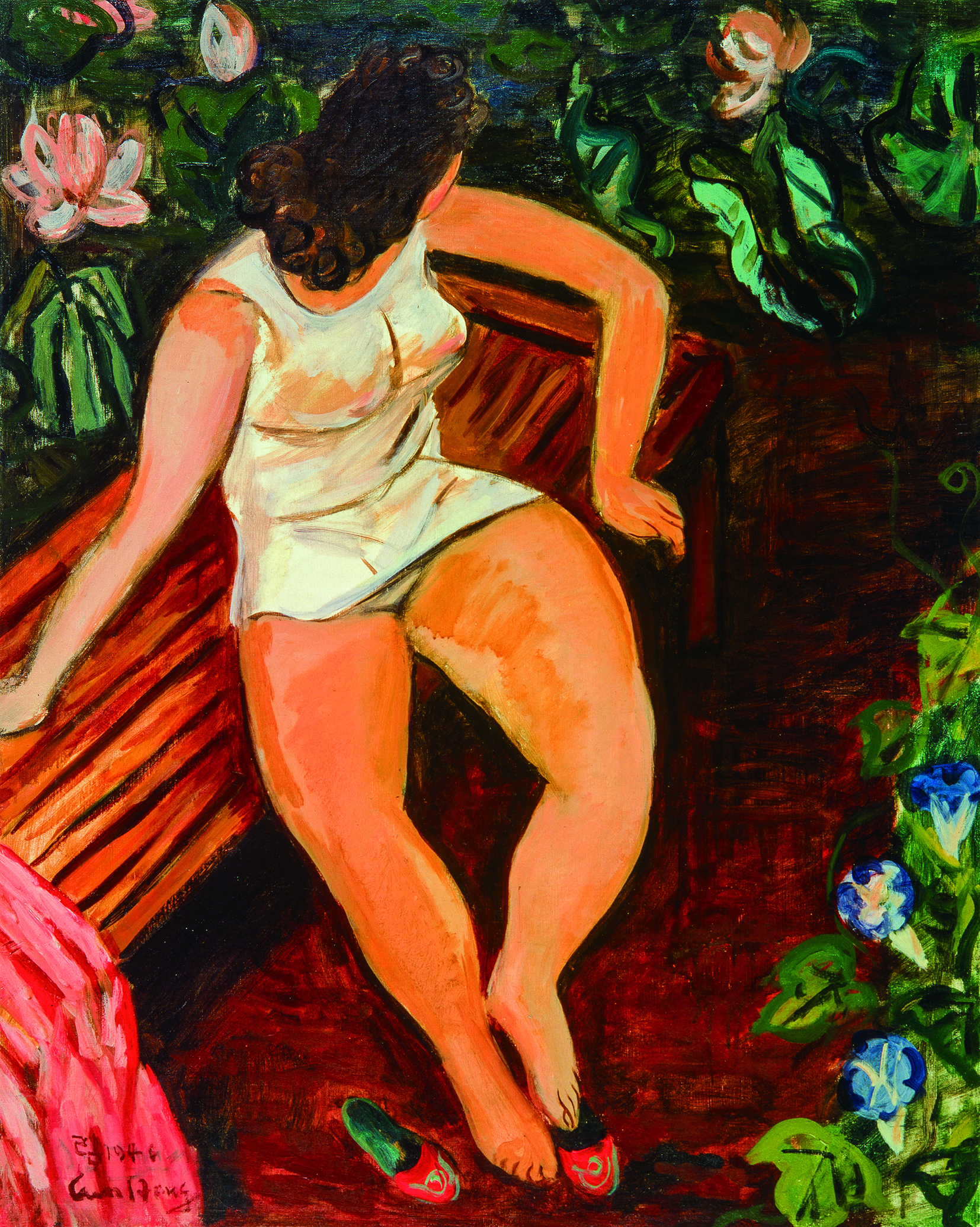 임군홍, 모델,90x71.5cm,Oil on canvas,1946,국립현대미술관 소장 예화랑 제공