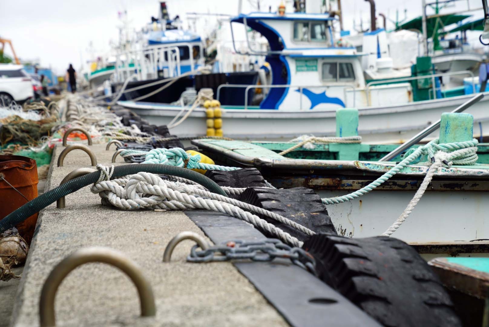 태풍 대비 선박 결박