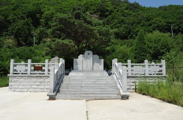 중국 지린성 옌볜조선족자치주 봉오동전투 기념비. 독립기념관 제공