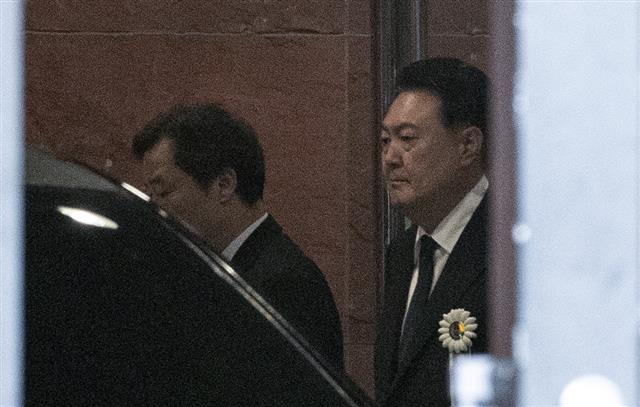 부친 발인 마친 윤석열 대통령