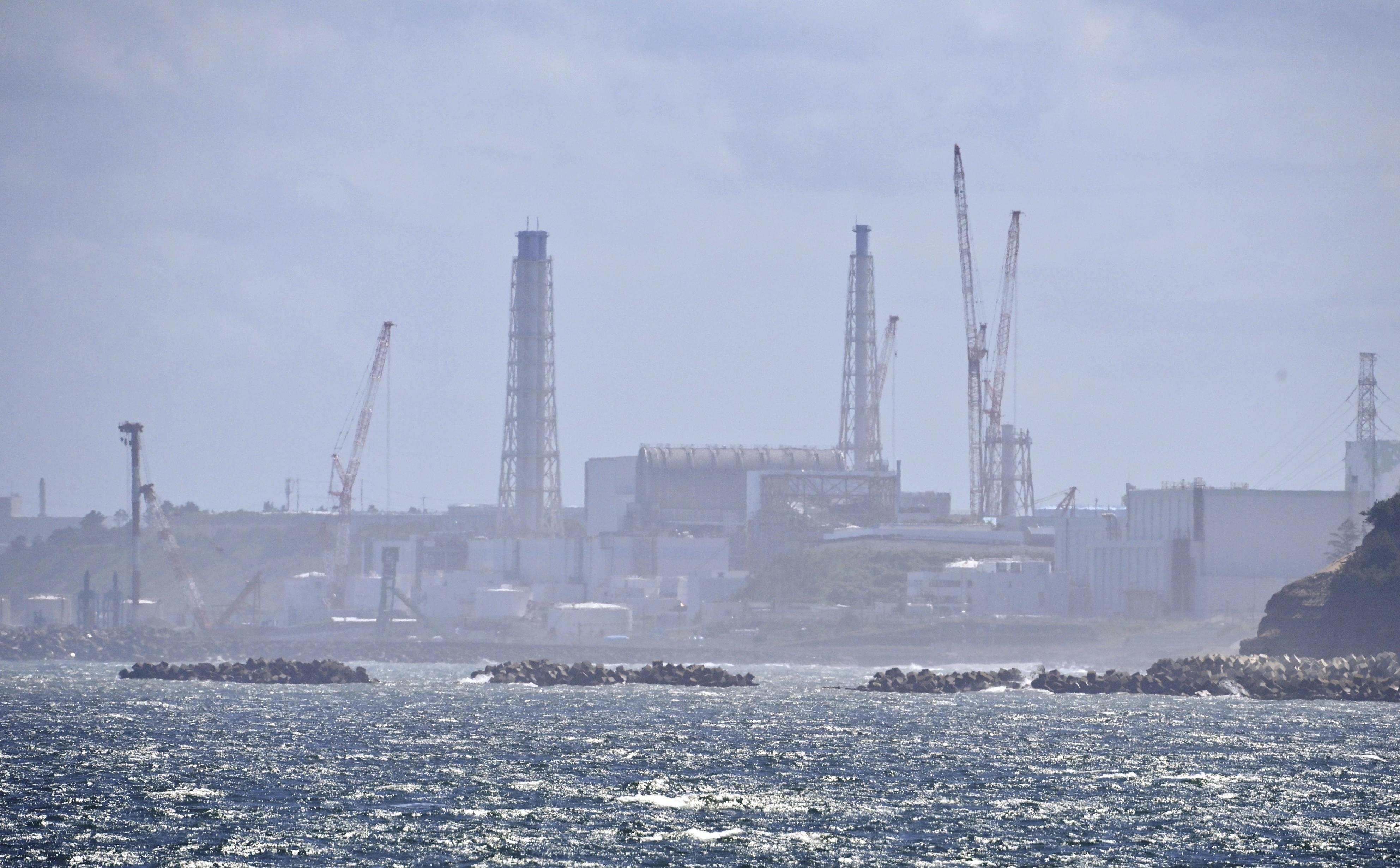 오염수 방류 개시한 후쿠시마 제1원자력발전소
