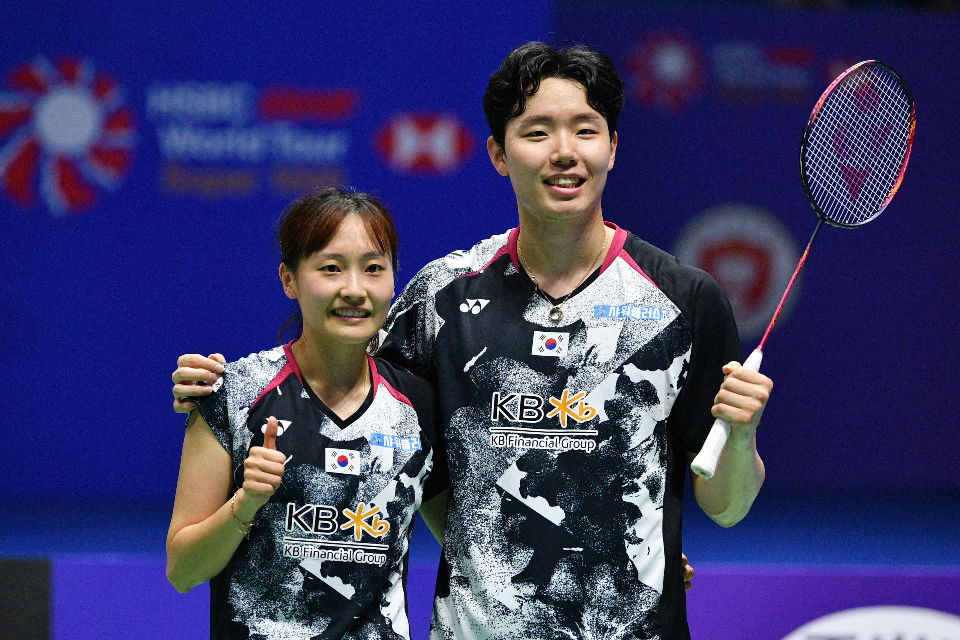 2개 대회 연속 우승한 혼합 복식 채유정-서승재. AFP 연합뉴스