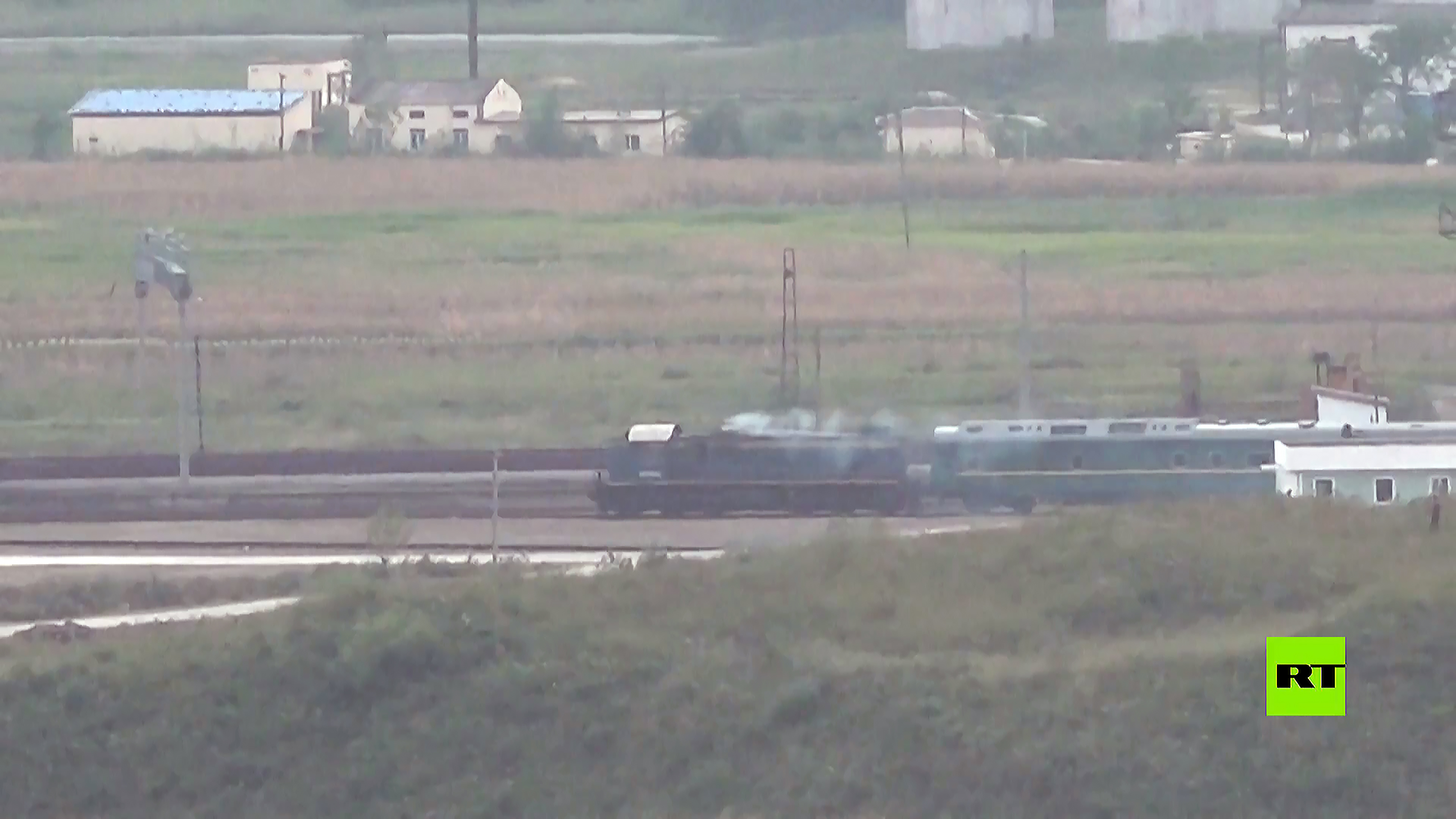 11일 북한 김정은 국무위원장을 태운 열차가 북러 국경지대에서 포착됐다. 2023.9.11 RTTV/UPI 연합뉴스
