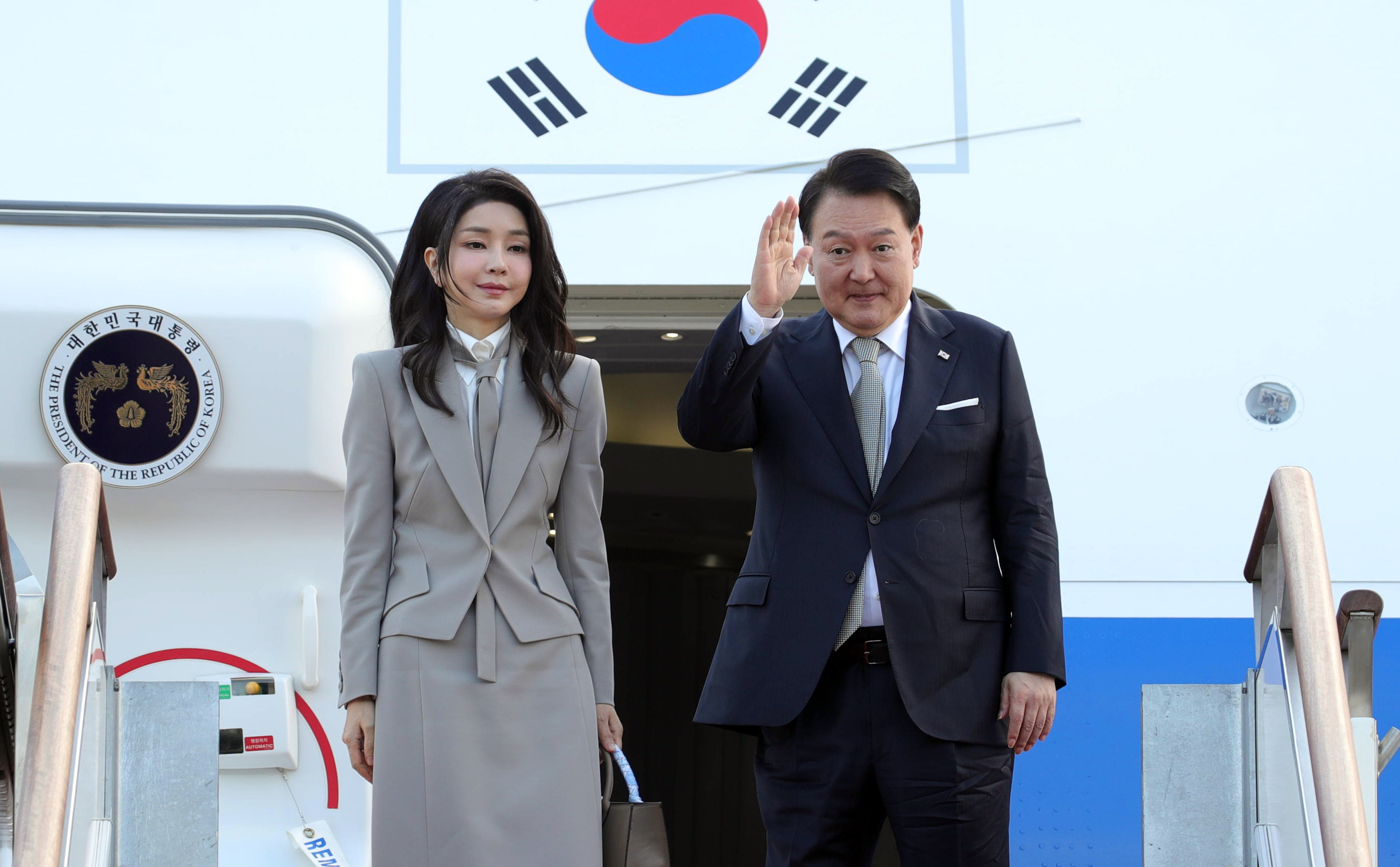 尹대통령 부부 유엔총회 참석차 출국