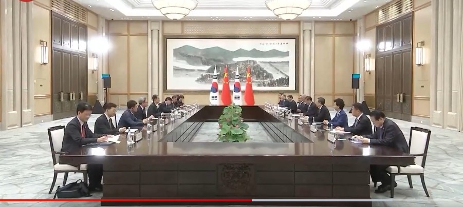 한덕수 총리, 시진핑 주석과 회담