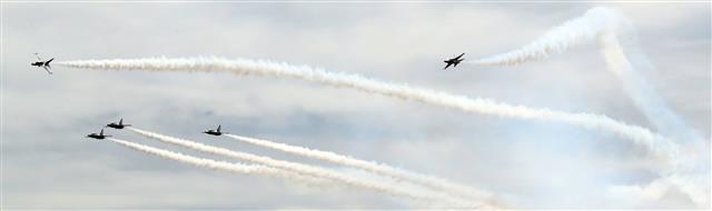 577돌 한글날, 블랙이글스 세종시 축하비행