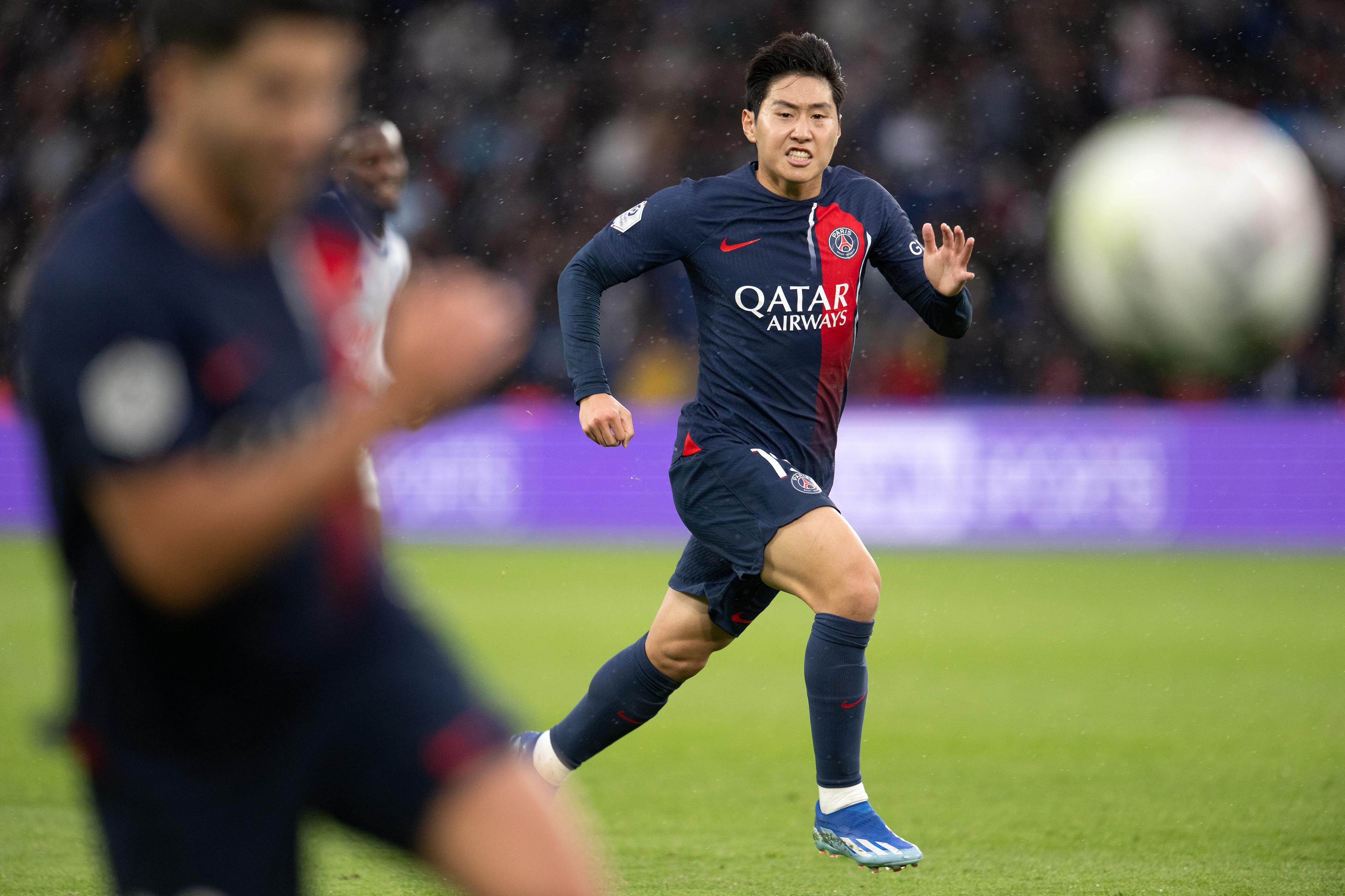 PSG 첫 풀타임, 질주하는 이강인