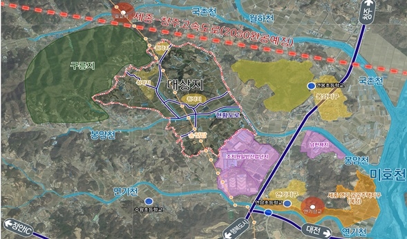 세종 스마트 국가산단 위치도. 시 제공