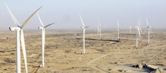 DL에너지가 보유한 파키스탄 메트로 풍력 발전 단지 전경. DL에너지 제공