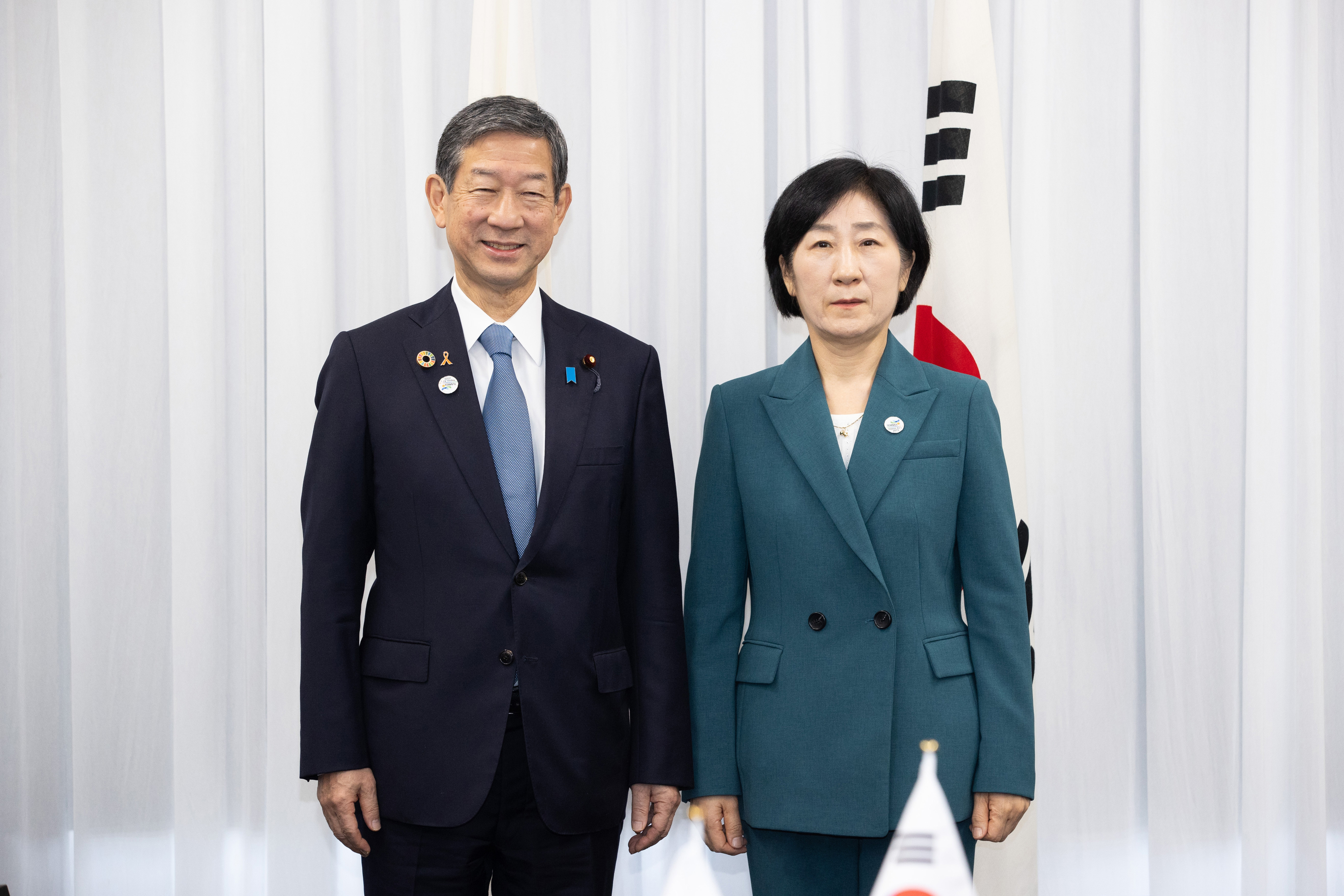 일본 환경성 장관 만난 한화진 장관