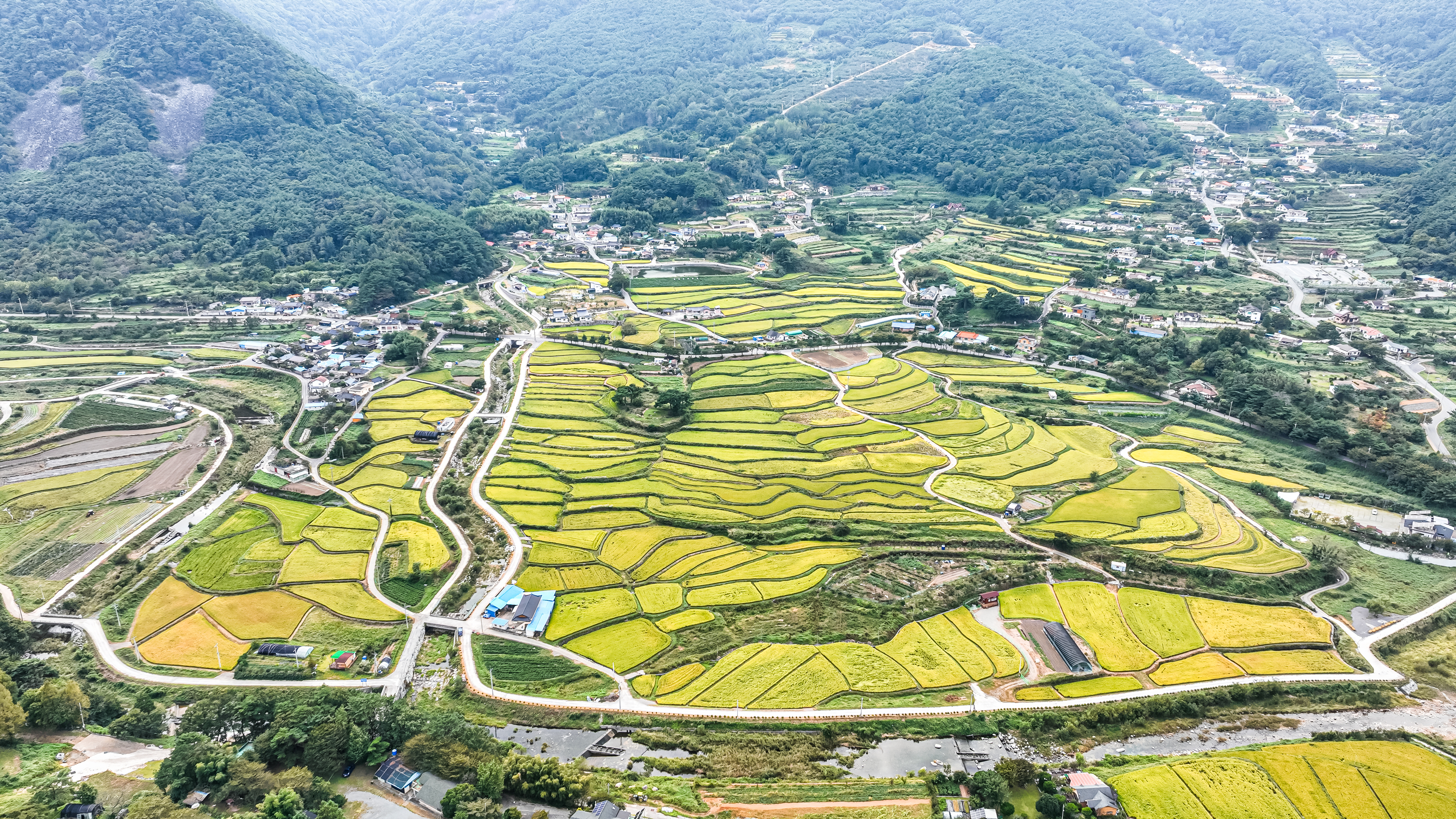 경남도 지역특화사업 대상지로 선정된 함안 다랑논. 2023.11.7. 경남도 제공