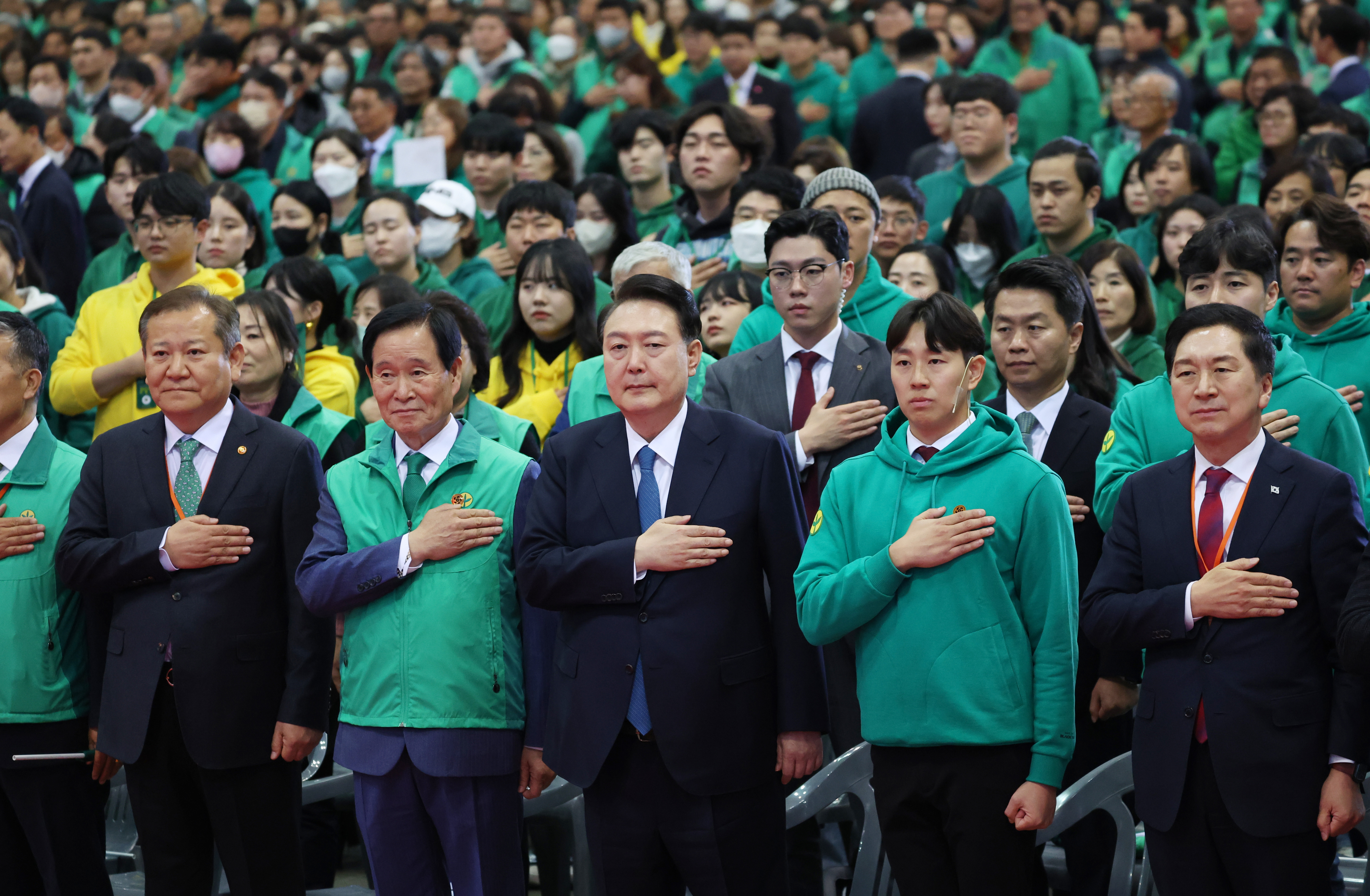 윤석열 대통령, 전국새마을지도자대회 참석