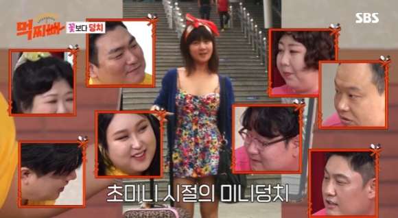 방송인 박나래가 양악수술 직후 사진을 공개했다. SBS ‘덩치 서바이벌-먹찌빠’