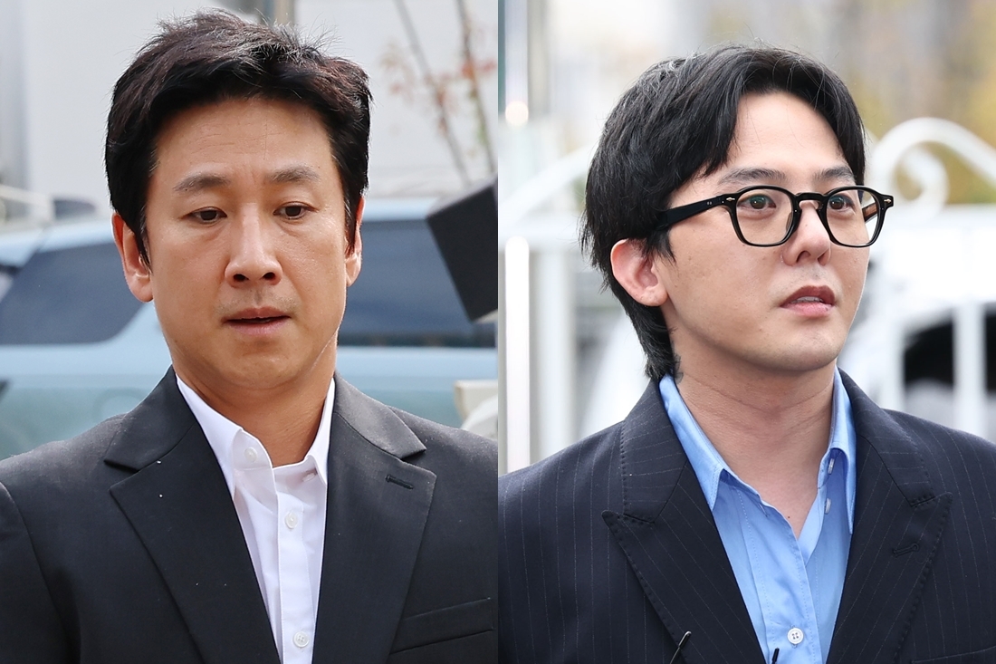 마약 투약 혐의로 경찰 수사를 받고 있는 배우 이선균(48)과 가수 지드래곤(35·본명 권지용). 
연합뉴스