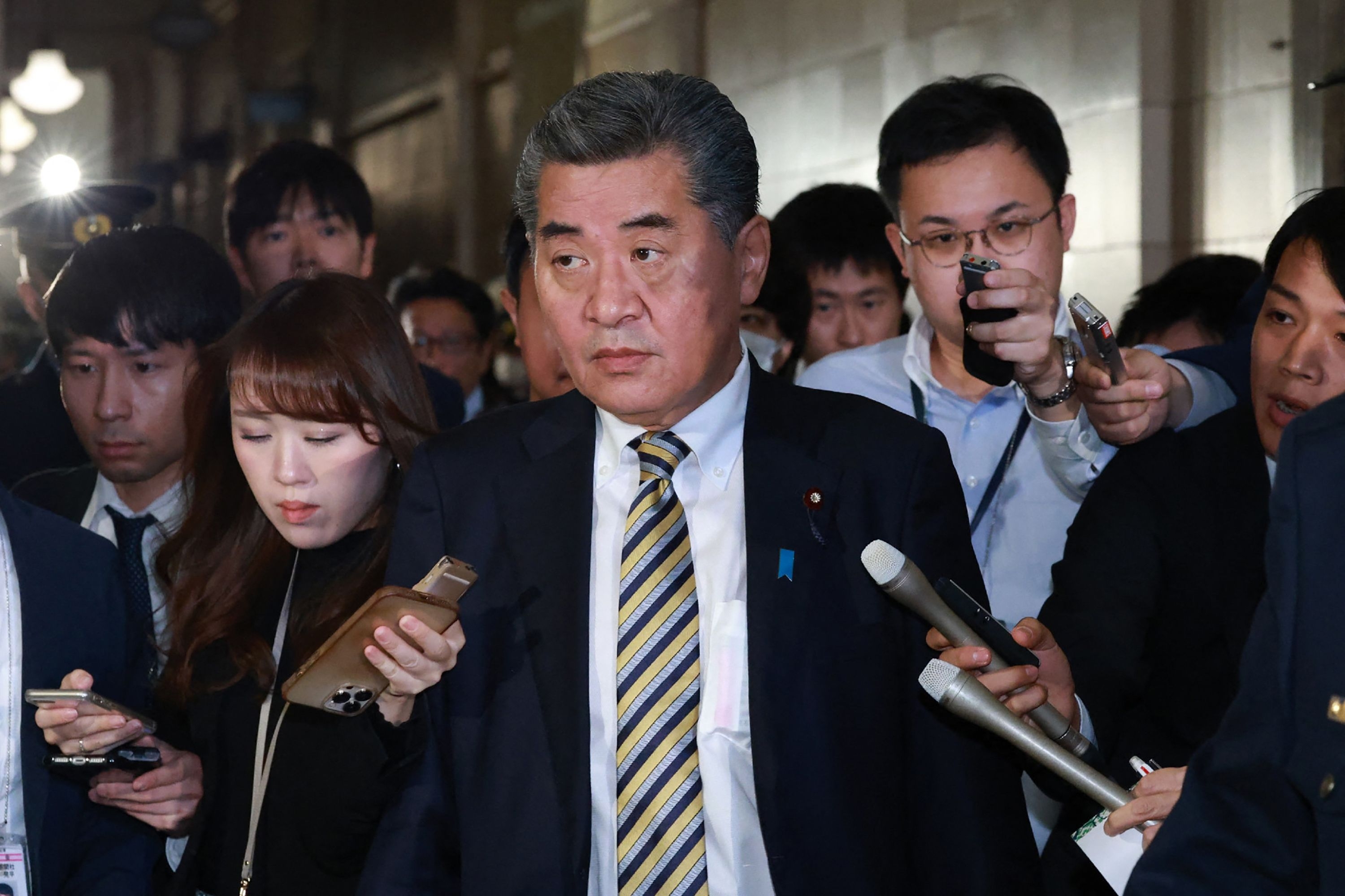 세금 체납 논란으로 사임한 일본 재무성 부대신