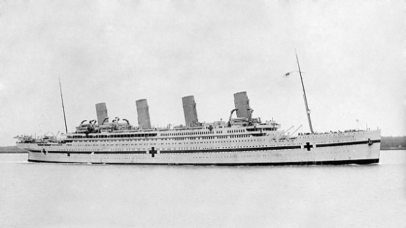 1916년 11월 21일(현지시간) 침몰한 브리태닉호.