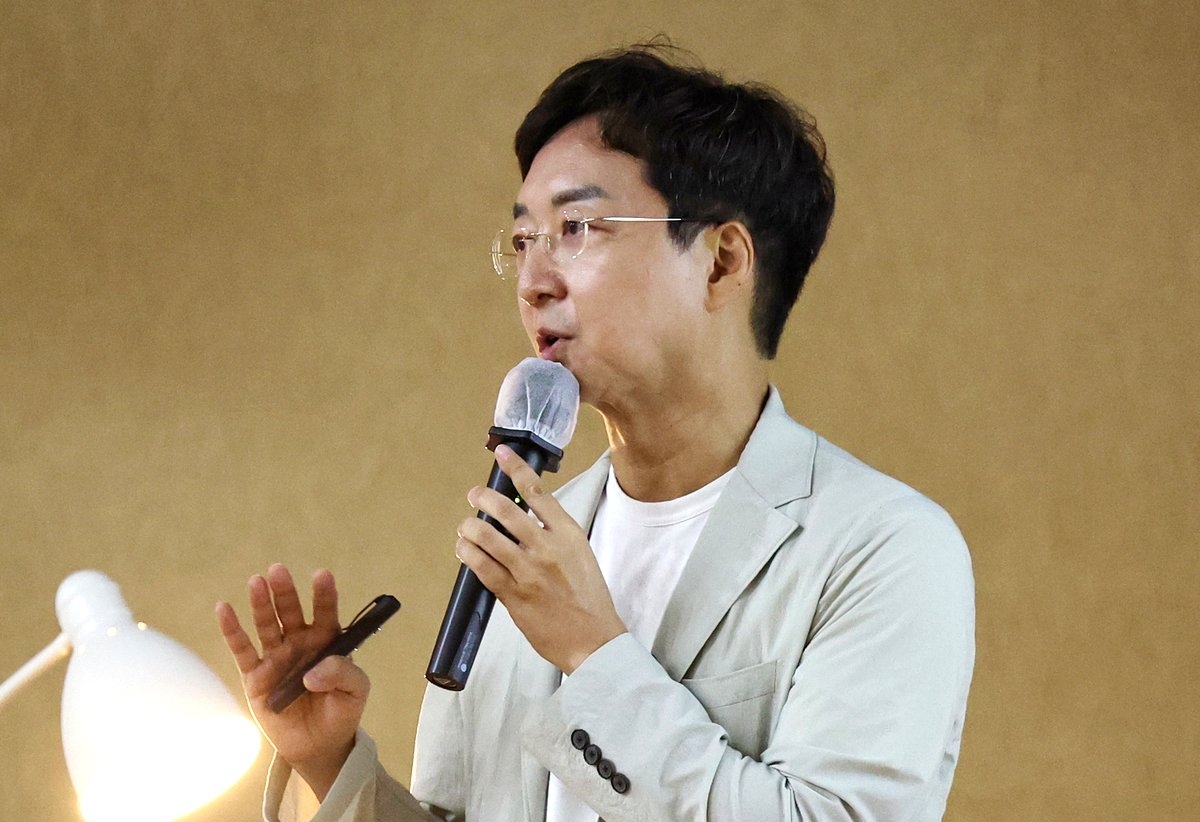 유현준 홍익대 교수가 지난 8월 30일 오전 서울 서초구 대검찰청에서 ‘공간의 미래’를 주제로 강연하고 있다. 2023.8.30 연합뉴스