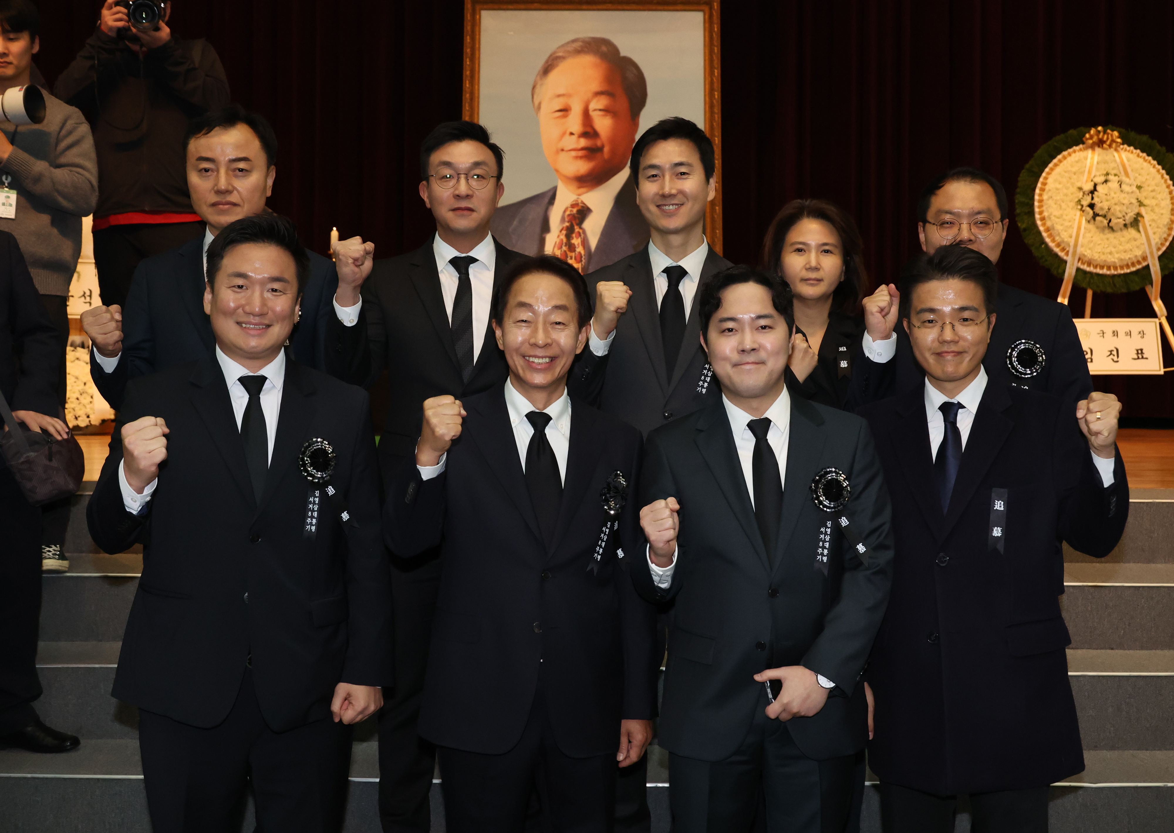 YS 8주기 추도식에 모인 ‘용산 출신’ 총선 신인들