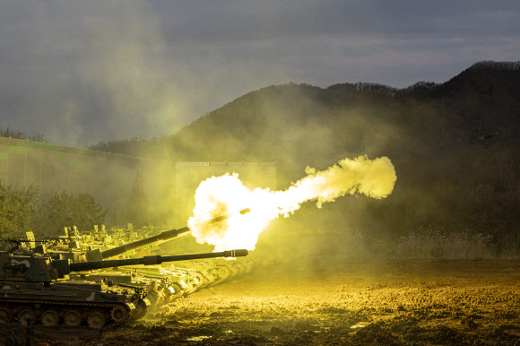 불꽃 내뿜는 K9A1