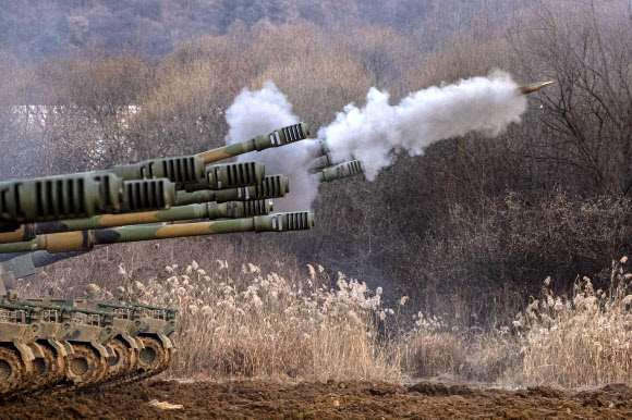 지구사 대화력전 포탄사격훈련