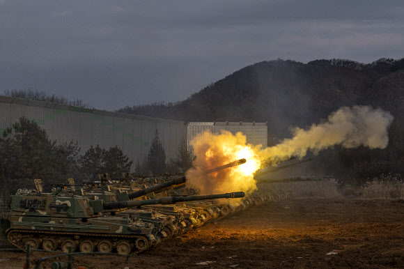 불꽃 내뿜는 K9A1