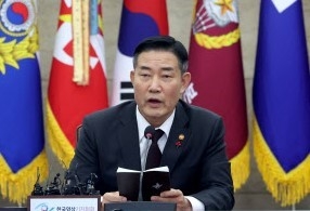 신원식 국방부 장관이 13일 서울 용산구 국방부에서 열린 전군 주요지휘관 회의에서 발언하고 있다. 국방부 제공