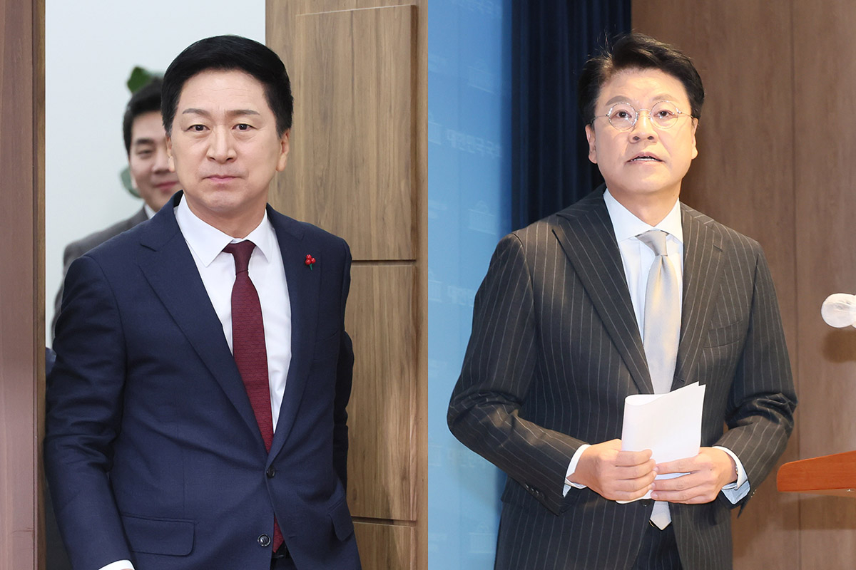 김기현(왼쪽), 장제원 의원. 연합뉴스