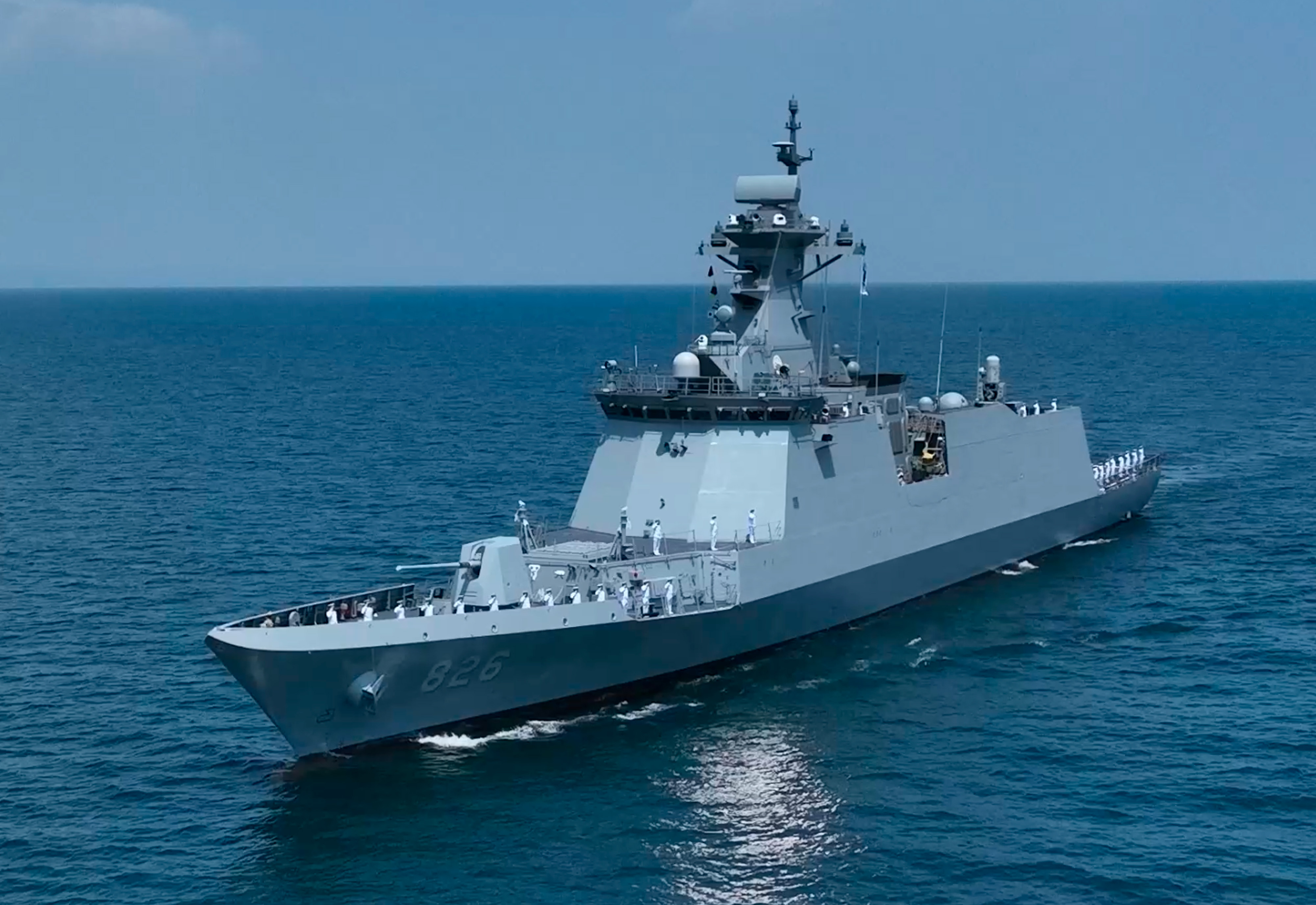 해군의 신형 호위함 천안함이 23일 해군 2함대사령부에 작전배치돼 본격적인 서해수호 임무 수행에 돌입했다. 2023.12.23 해군 제공