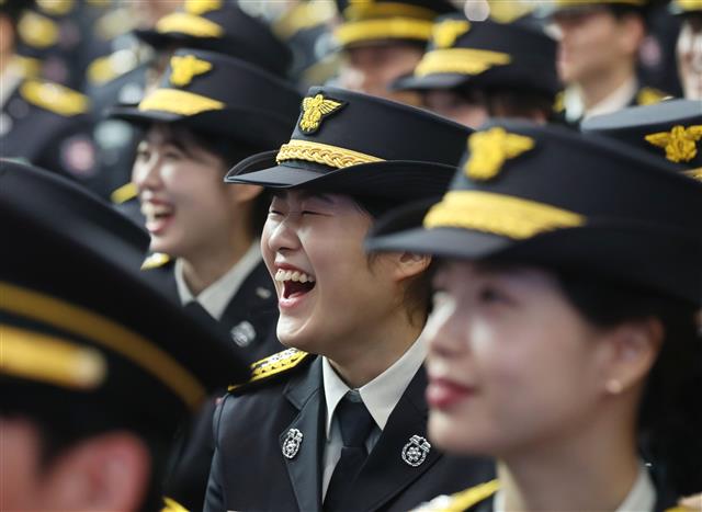 즐거운 신임 소방공무원 임용식