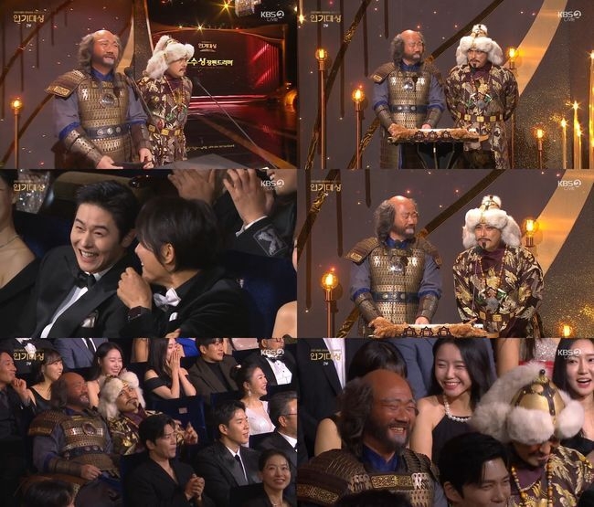 kbs 연기대상 시상식 캡처
