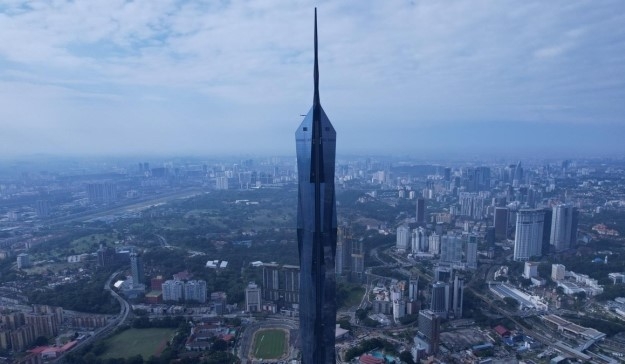 세계 2위 높이 건물인 말레이시아 ‘메르데카 118’ 전경. 삼성물산 제공