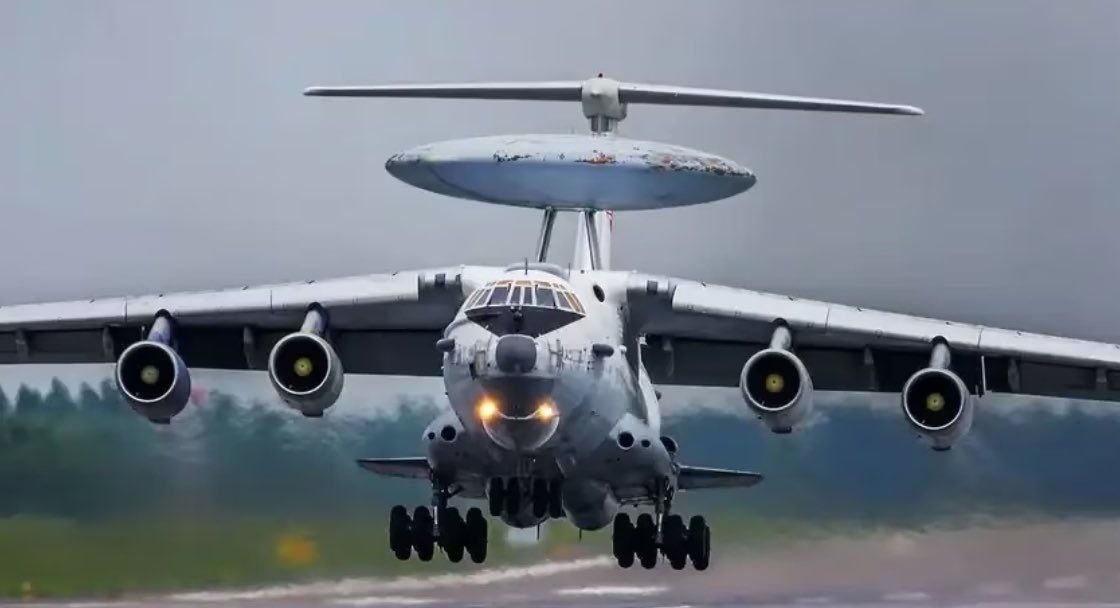 러시아군의 공중조기경보통제기 ‘베리예프 A-50’. 우크라이나 매체 TSN 자료