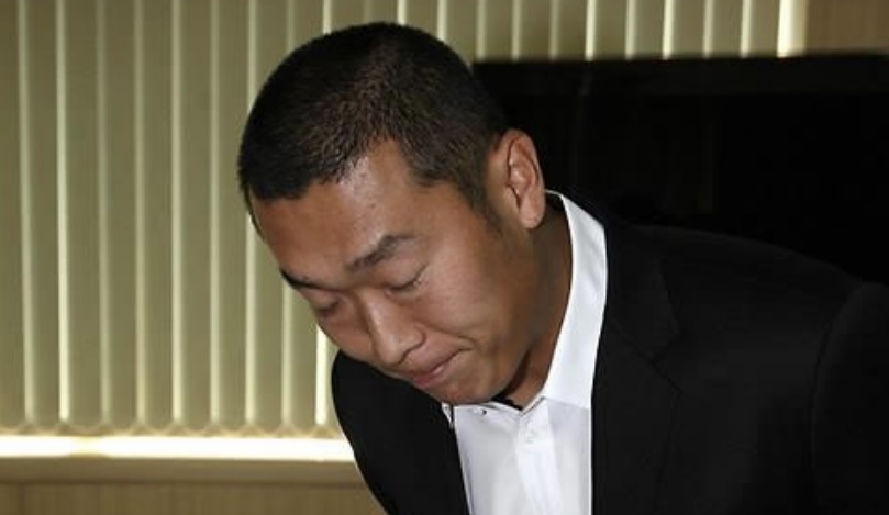 21일 아내를 폭행한 혐의로 경찰에 체포된 전 프로야구 선수 정수근. 연합뉴스