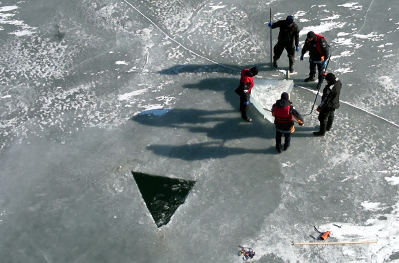 동계수난구조 특별훈련