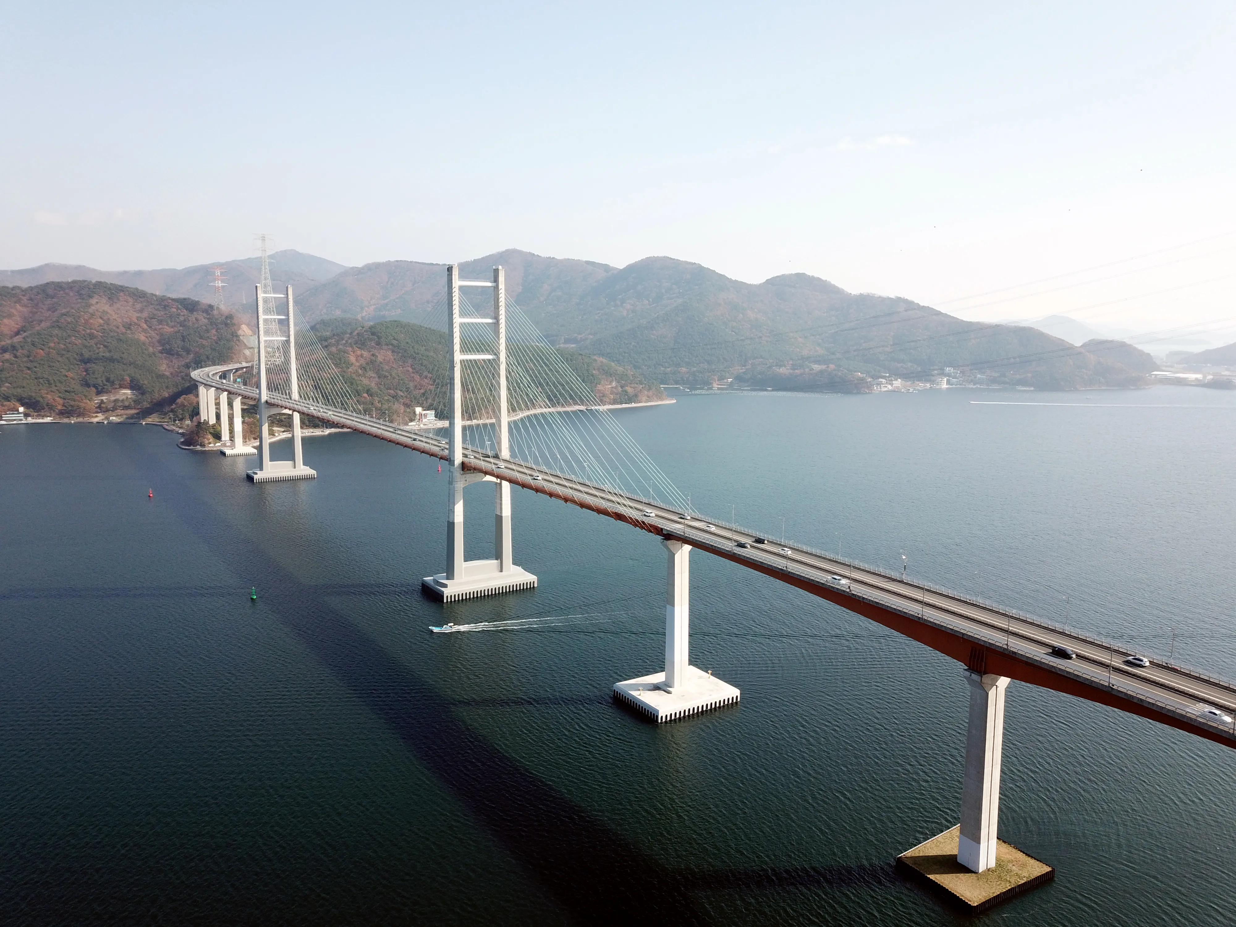 마창대교 전경. 2024.1.31. 경남도 제공