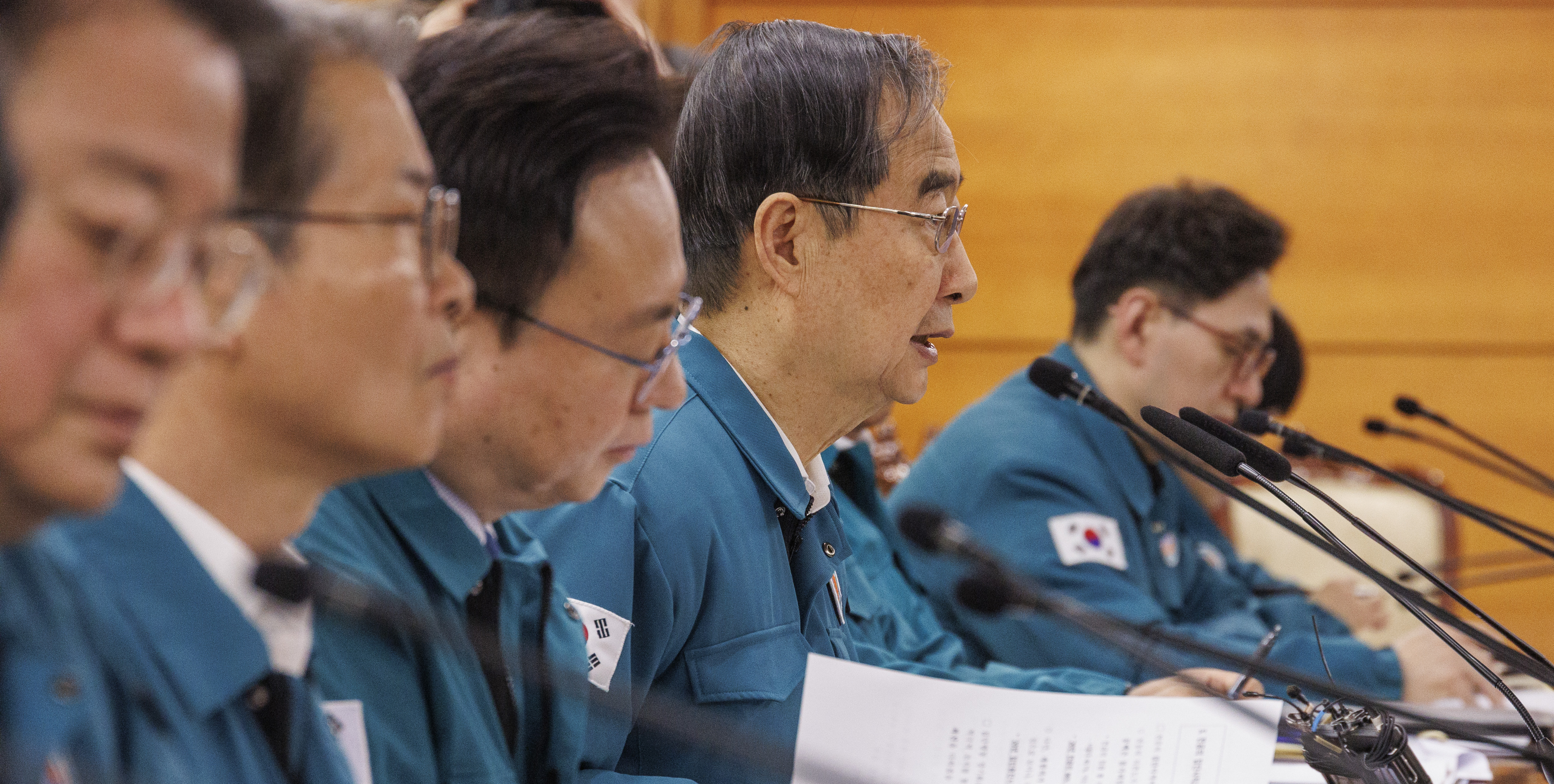 한덕수 총리, 의사 집단 반발 관련 정부 대응책 설명