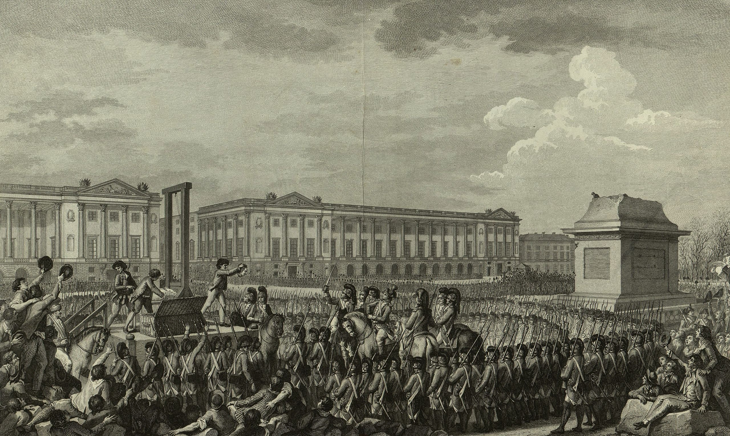 1793년 1월 21일 단두대에서 처형된 프랑스 루이 16세.  위키피디아 제공