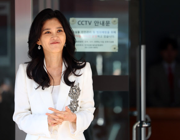 호텔신라 주주총회 참석하는 이부진 사장